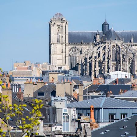 ルマンEscale Au Coeur Du Mans, Entre Gare Et Centreアパートメント エクステリア 写真
